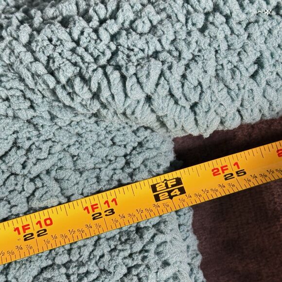 Champion Womens Sz XL Teal Sherpa Fleece Sweatshirt Top 1/4 Zip Athleticwear NWT - Picture 10 of 14